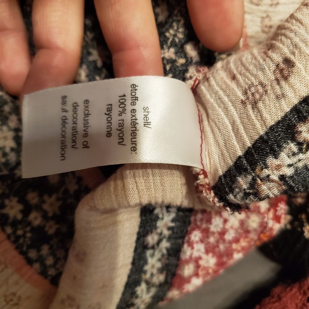 Maurices Patchwork peasant style top - Picture 7 of 7